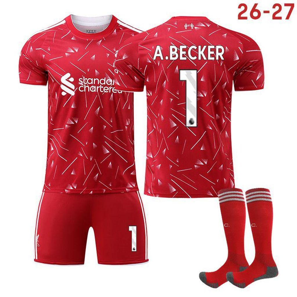 #1 A.BECKER 26-27 Liverpool home game football jersey for Produktbild 