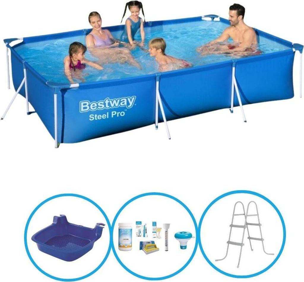 Bestway Pool Steel Pro 300x201x66 cm - Pool Set