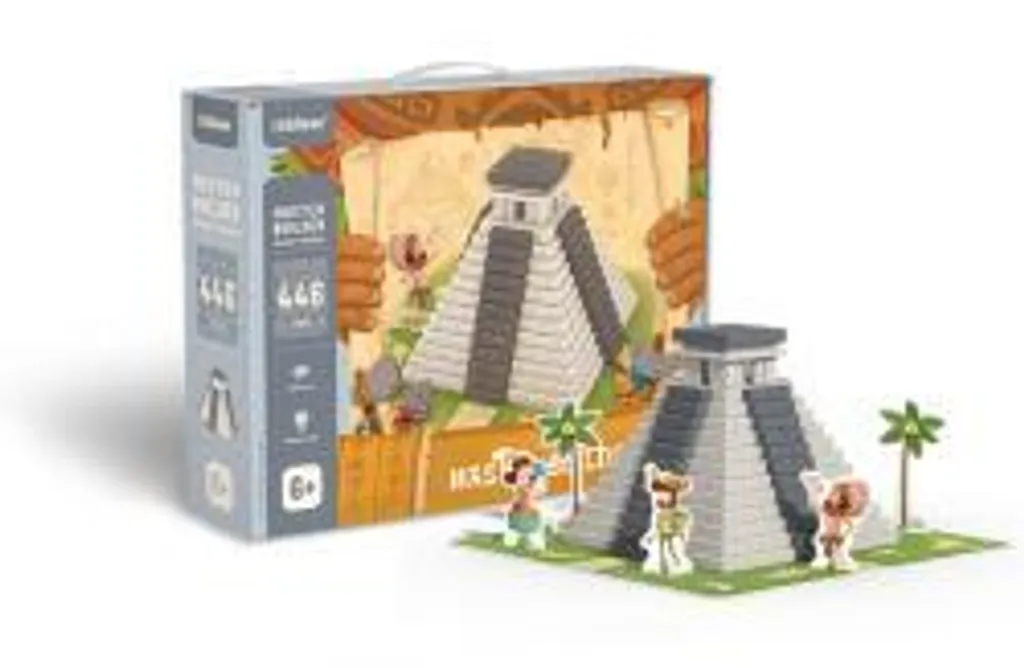 Mideer Mon premier bâtiment Pyramide maya 446 pièces jeu de construction - 2