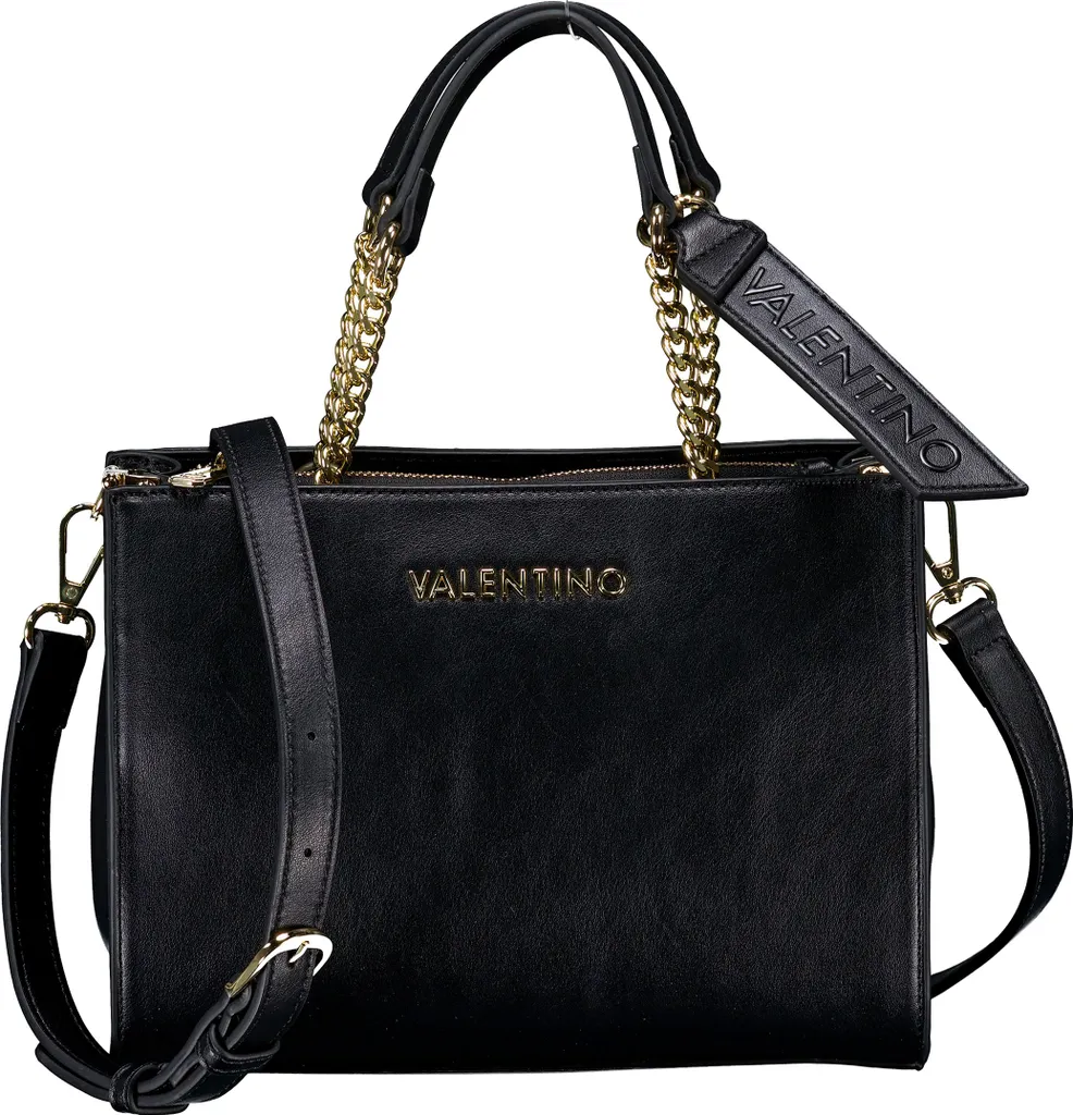 Sac à main Valentino Bags Hira Noir avec Détails Dorés et Bandoulière