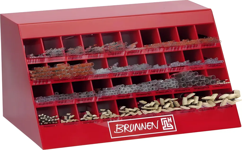 Support à Pinceaux Rouge BRUNNEN 48,5 x 31 cm - Organisation Bureau/Art