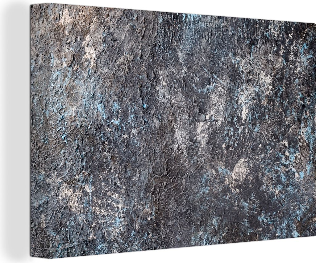 OneMillionCanvasses - Leinwandbilder - 140x90 cm, Industriell - Beton - Alt, Wandbilder Kunstdruck Wanddekoration - Foto auf Leinwand - Gemälde ...