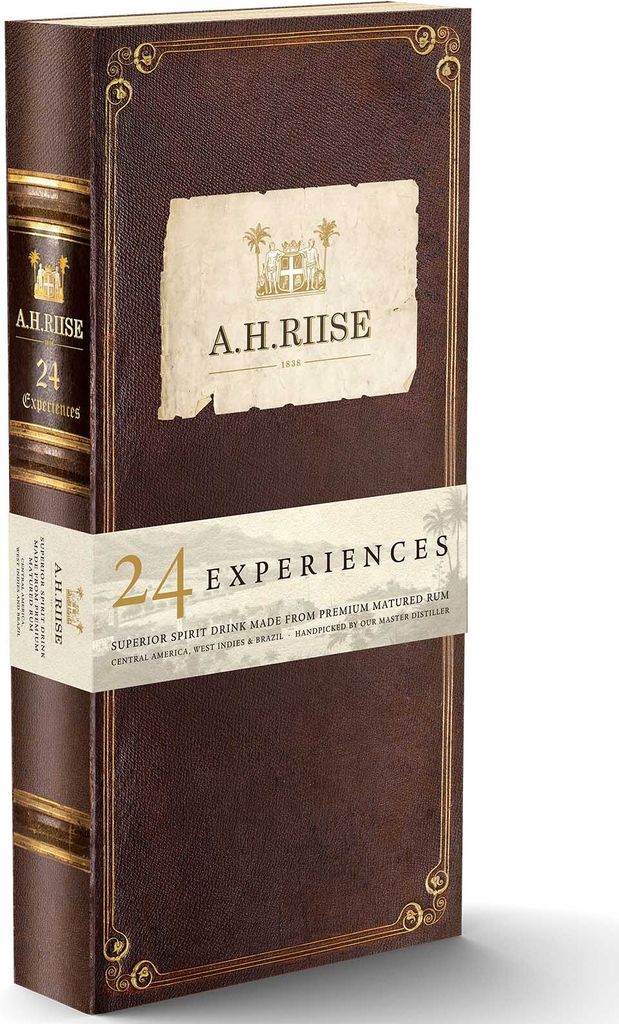 A.H. Riise 24 Experiences Adventskalender braun 24x20ml 43,3% Vol.