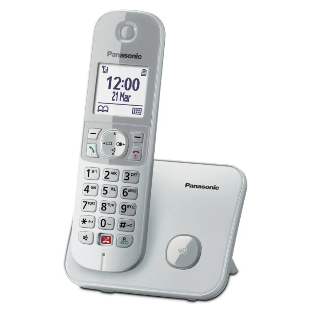 Panasonic KX-TG6851JTS Argent : Téléphone avec Blocage d'Appels Indésirables