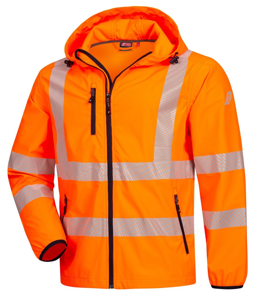NITRAS Warnschutz Regenjacke Warnschutzjacke Gr. M orange