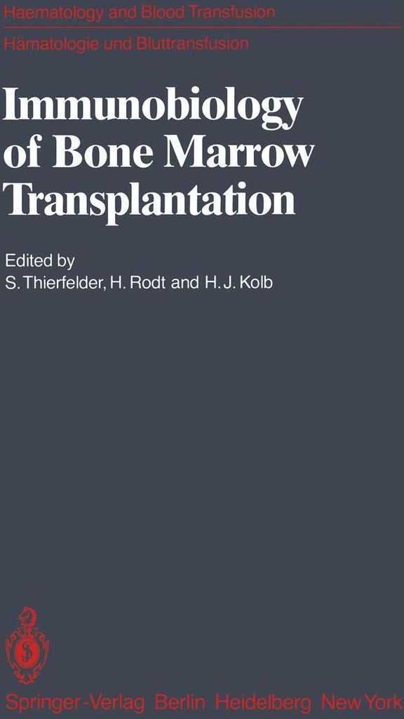 Immunobiology of Bone Marrow Transplantation