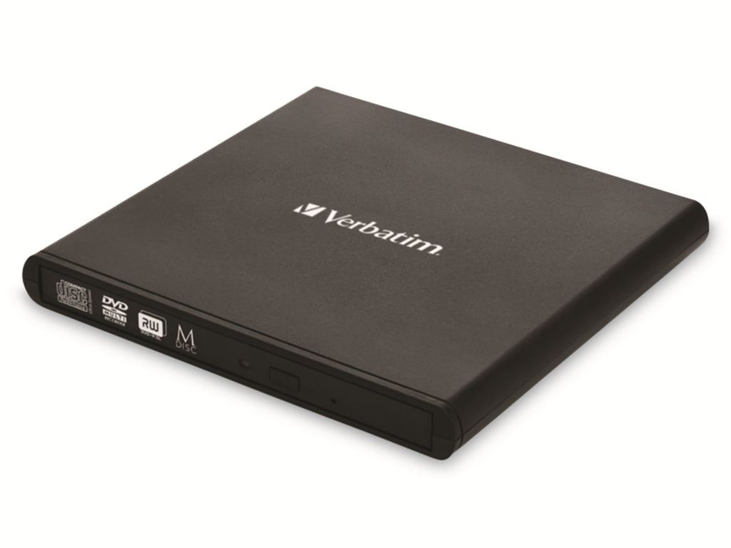 ext. Slimline USB 2.0 CD-DVD Writer light black Produktbild