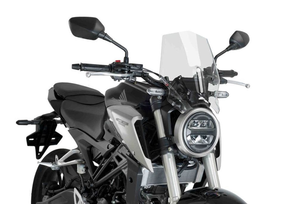 PUIG 9734W New Generation Sport passend fuer HONDA CB125R NEO SPORTS CAFE Transparent