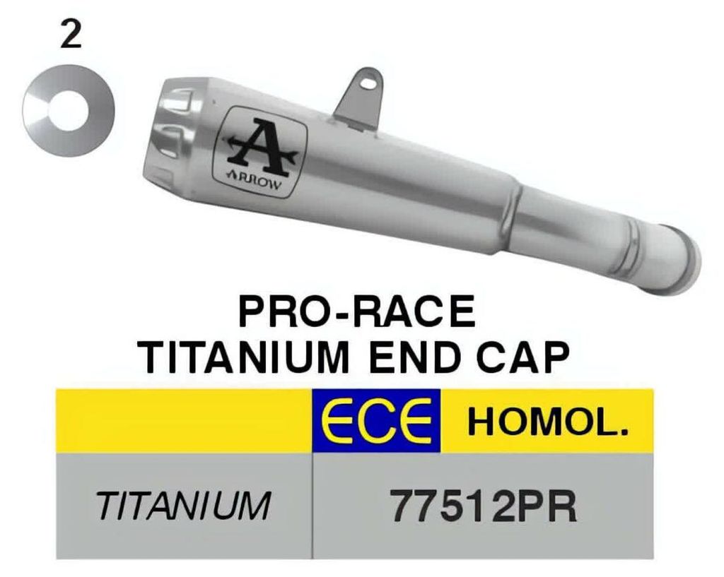 ARROW Pro-Race Titan Slip-On Auspuff genehmigt für KTM 990 RC R