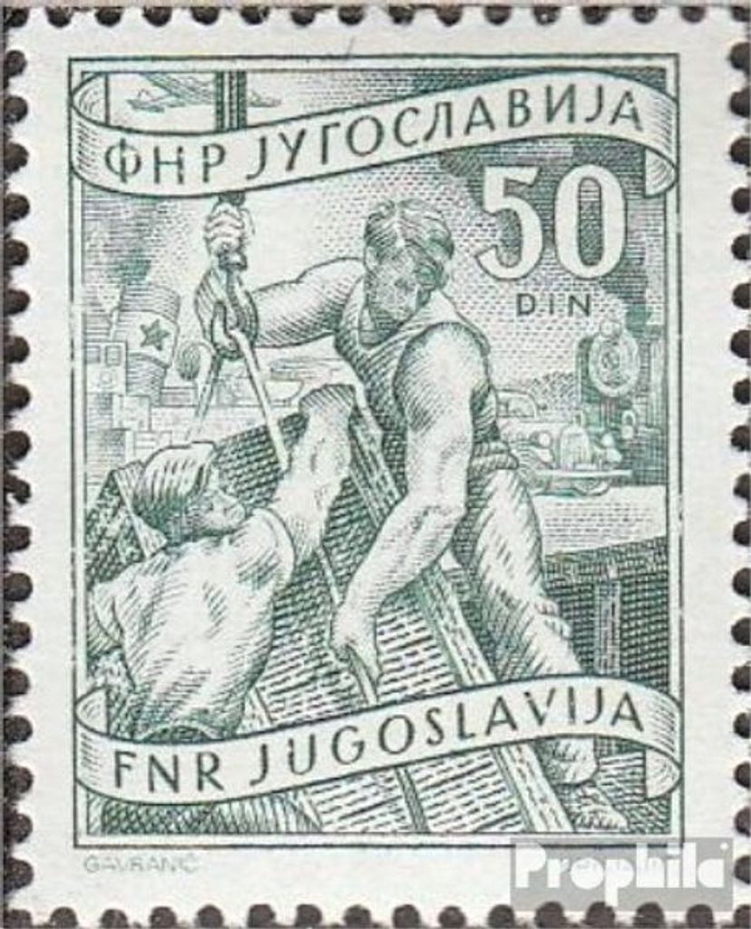 Briefmarken Jugoslawien 1951 Mi 686A postfrisch Wirtschaft