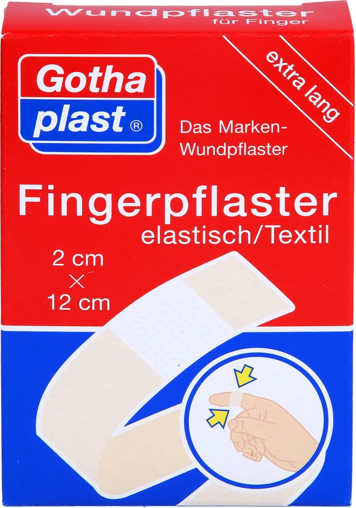 GOTHAPLAST Fingerverband 2x12 cm elastisch