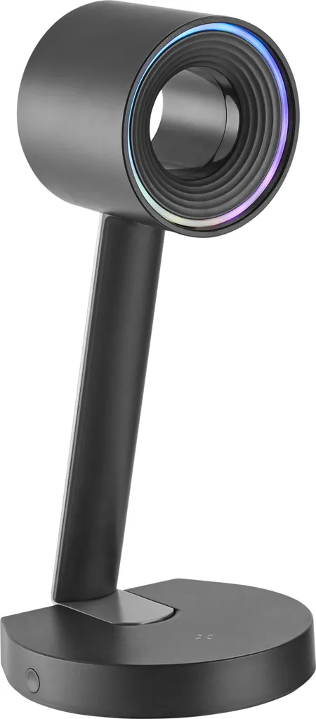 Support de Casque Gamer Universel RGB Station de Recharge Sans Fil Noire