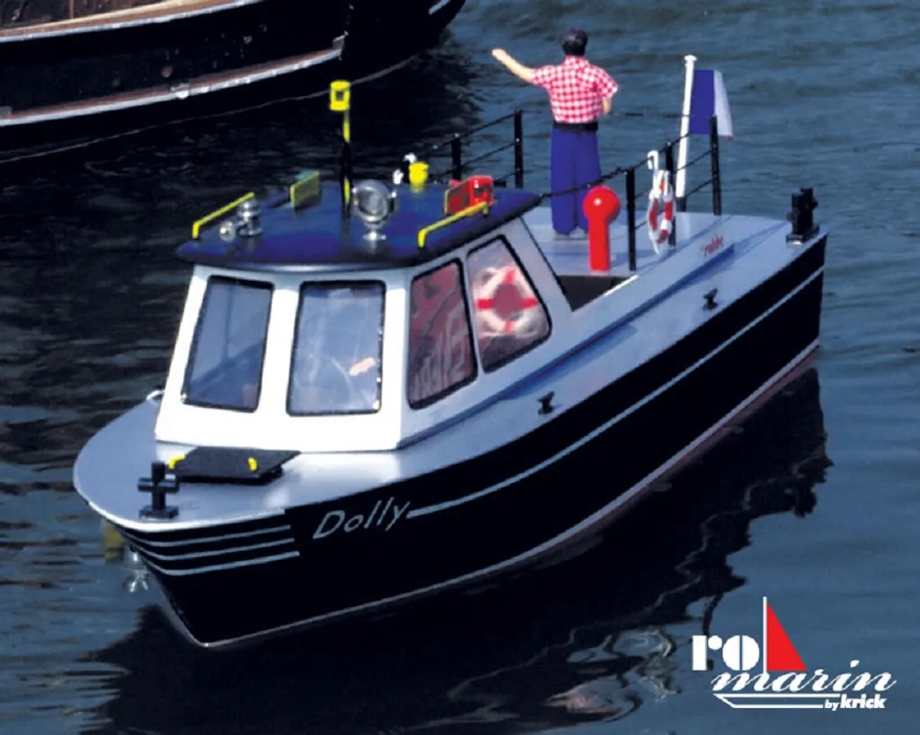 Bateau télécommandé à construire Dolly Krick - Maquette bois et ABS - 3