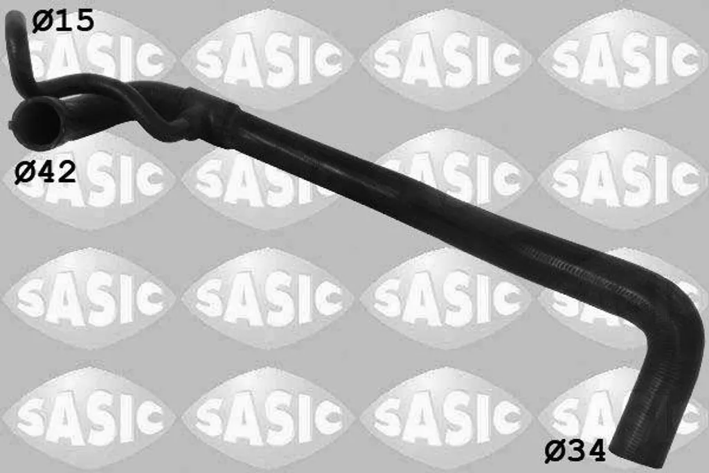 Tuyau de Refroidissement Sasic 1351K6 en Caoutchouc Renforcé EPDM