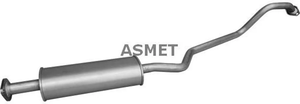 Pot d'Échappement Intermédiaire ASMET 14035 Compatible Almera OE
