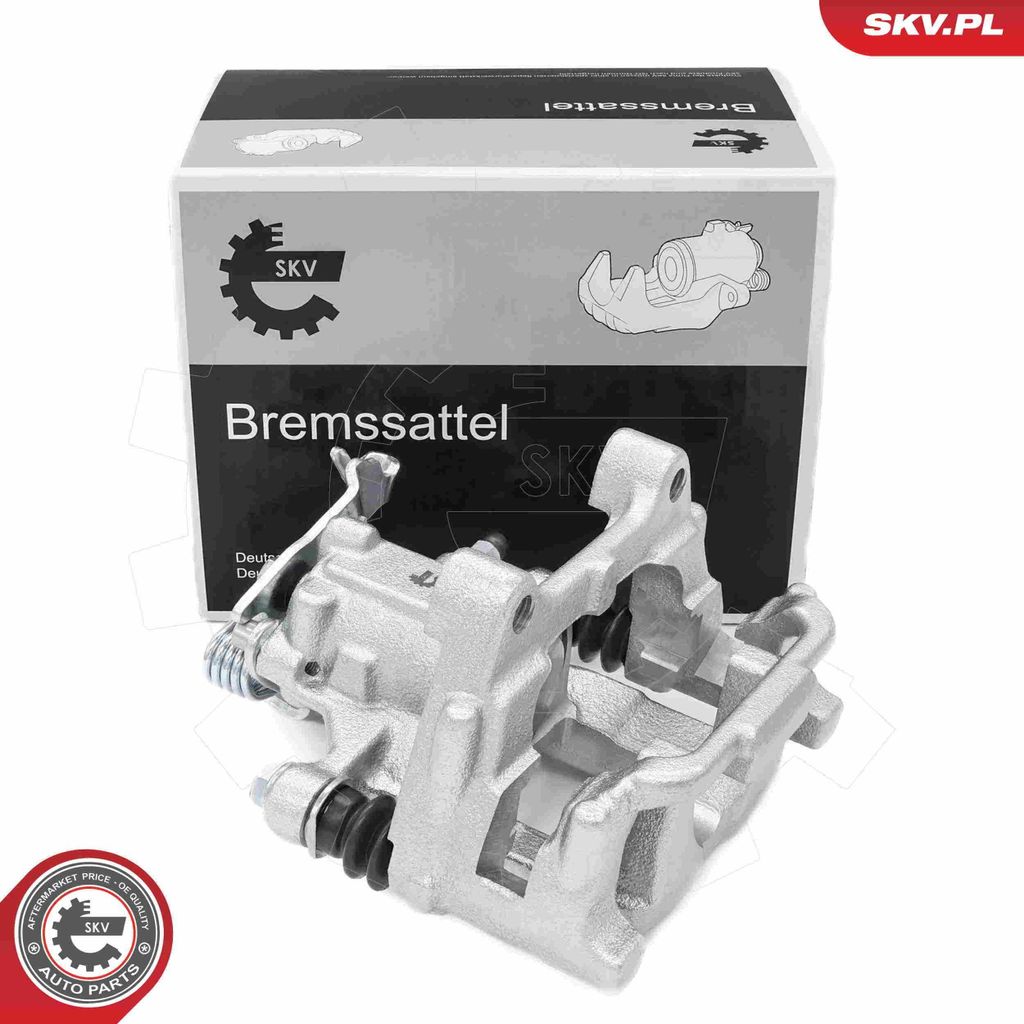 zacisk hamulca z jarzmem tylny prawy,AUDI SEAT SKODA VW,5K0 615 424