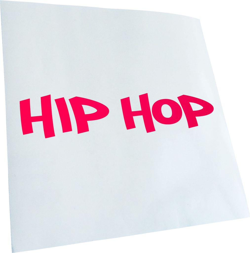 Kiwistar - Autoaufkleber - Hip Hop Musik Gangsta Style Rap Ghetto Heckscheibenaufkleber - Aufkleber für Auto Kfz Fahrrad, LKW, Truck Mofa