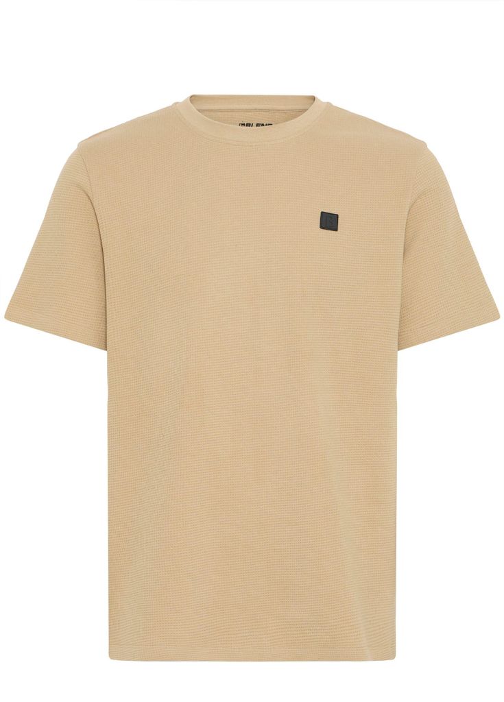 BLEND Kurzarmshirt Rundhalsausschnitt Normaler Schnitt Basic Größe: M