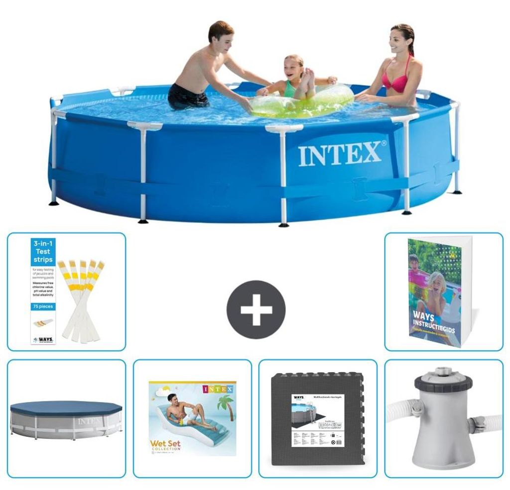 Frame Pool Rund - 305x76 cm - 7-teilig S49