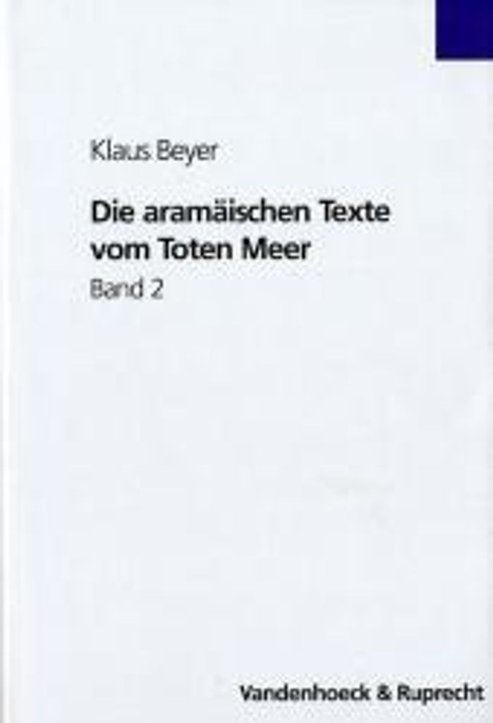 Die aramäischen Texte vom Toten Meer Band 2