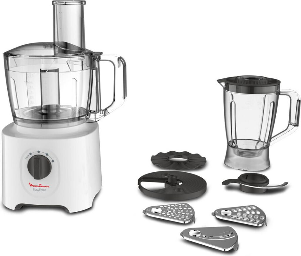 Moulinex FP246110 Küchenmaschine 2,4 l Weiß 700 W Produktbild 