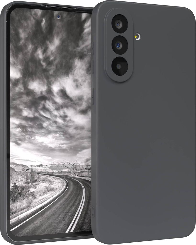 EAZY CASE - TPU Hülle für Samsung Galaxy A56, TPU Case stoßfeste Handyhülle, weiches Cover mit Kameraschutz, Silikonhülle in Grau