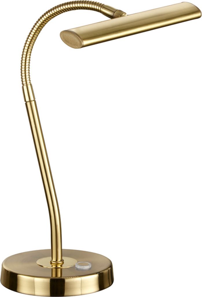 tischlampe Curtis4 Watt 18 x 35 cm Stahl gold Produktbild 