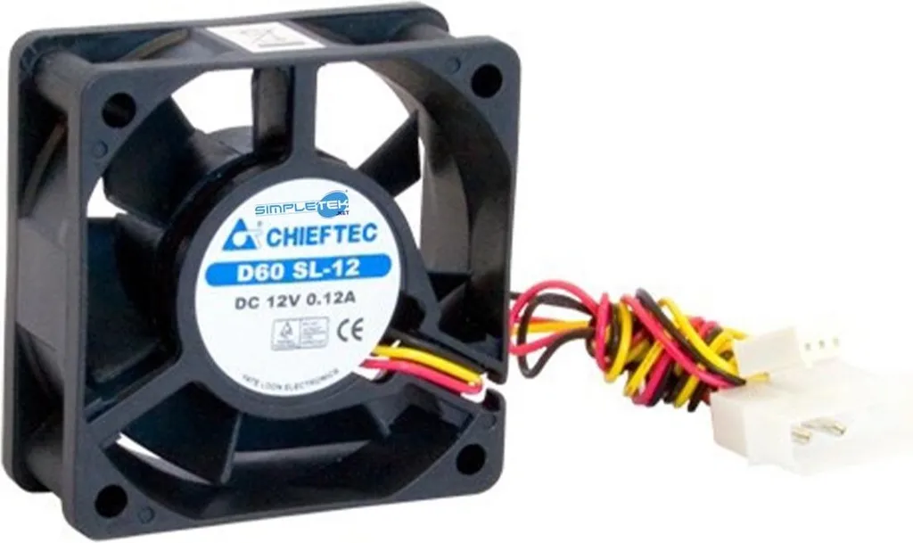 Ventola Case 60mm Chieftec D60 AF-0625S | 3 Pin Dissipatore 6cm - 1