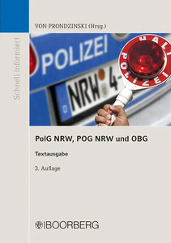 Sécurité Juridique Police : Maîtrisez PolG NRW, POG et OBG sans Erreur