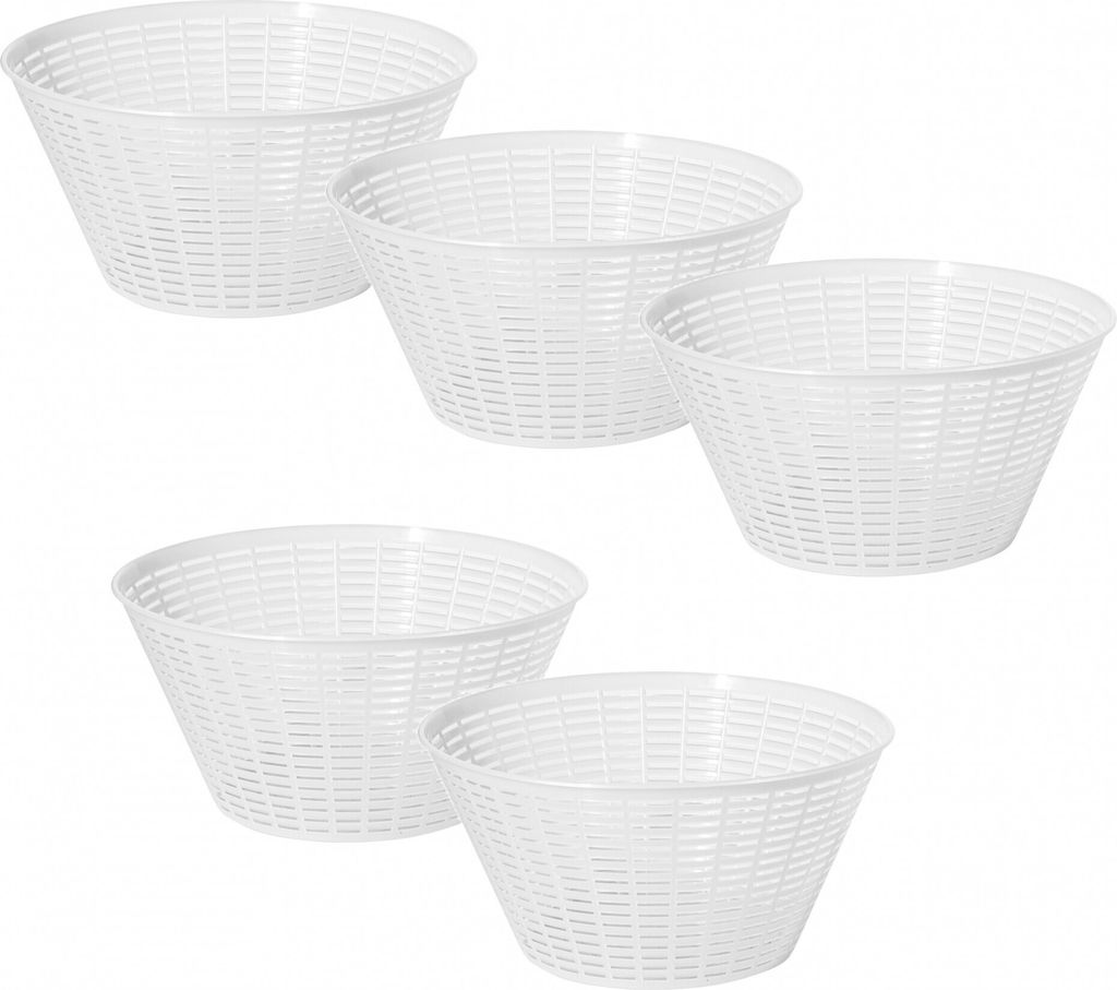 5 x Käseform 1.8kg Ricotta 20.3x11cm, Käse Form, Kaseform, Kase Form, Käse Formen, Käseformen
