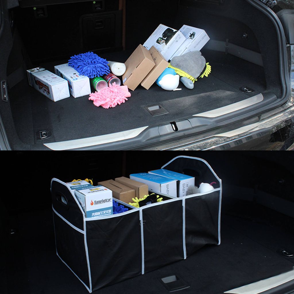 Auto Kofferraumtasche mit 3 Fächern Kofferraum Organizer Produktbild 9