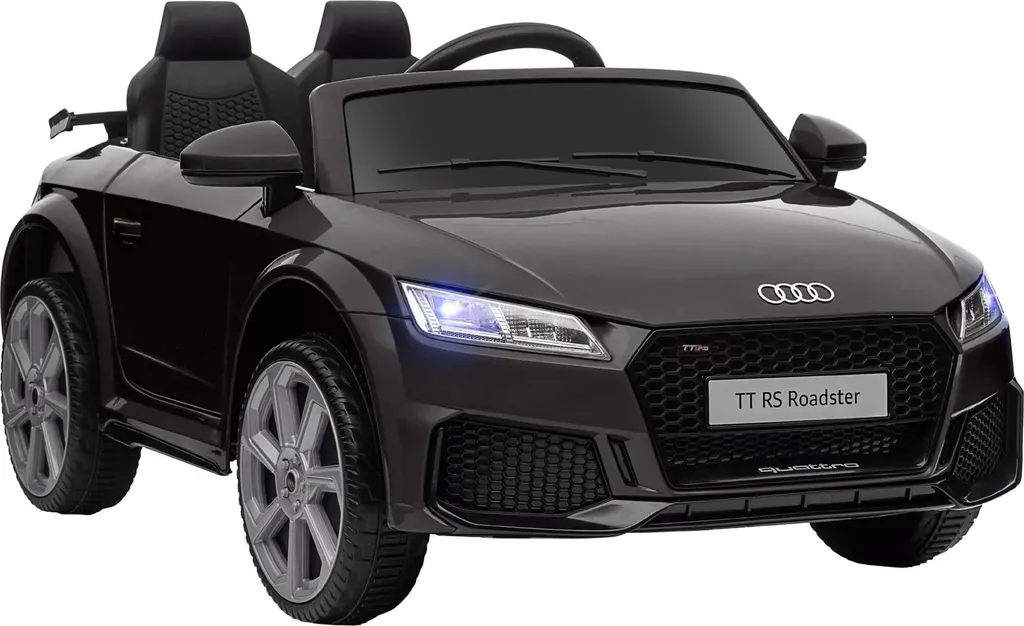 Voiture télécommandée tout-terrain en métal noir pour jeux en extérieur