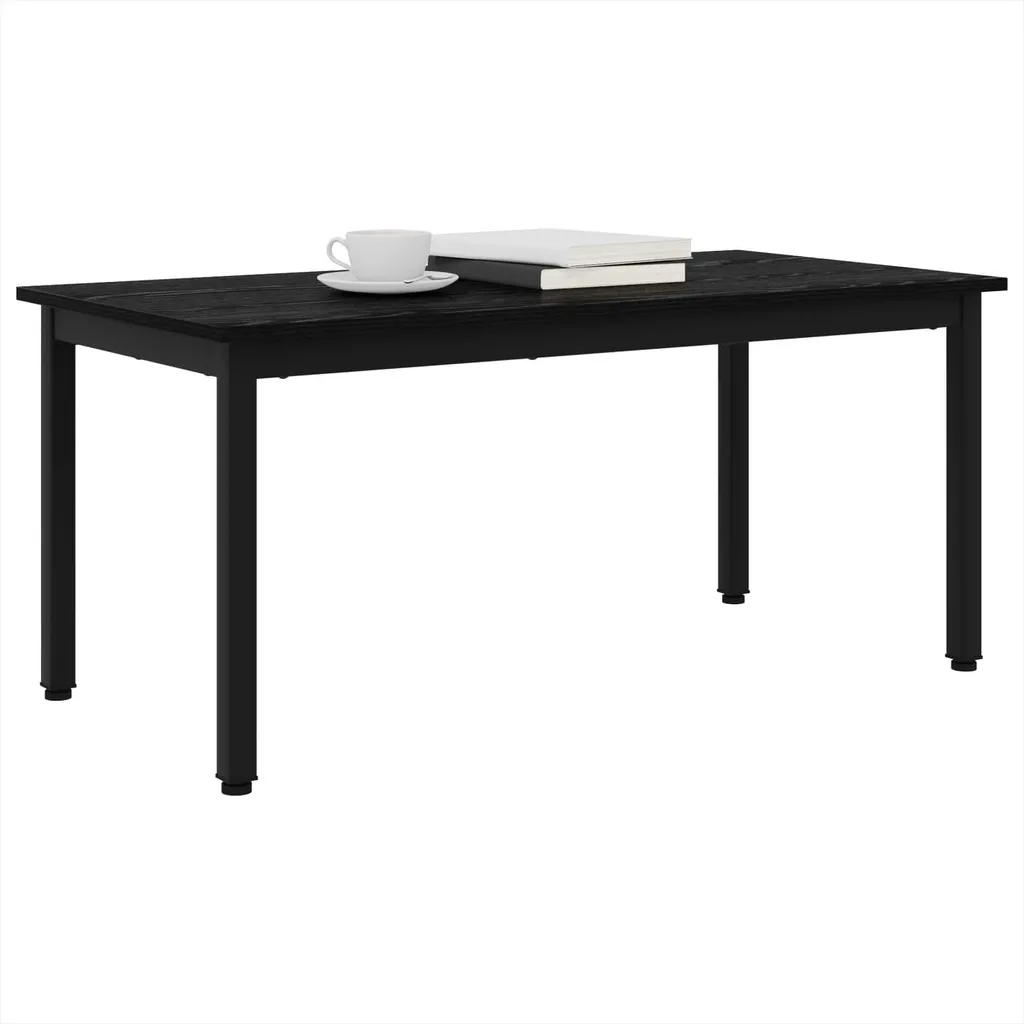 SYFAX™ Tavolino da salotto Rovere Nero 100 x 50 x 45 cm