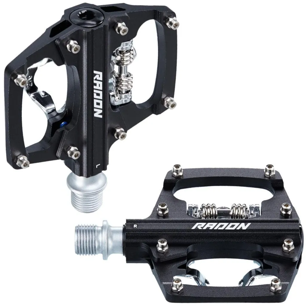 Pédales de Vélo Automatiques Radon Twin Doubles Faces avec Cales SPD