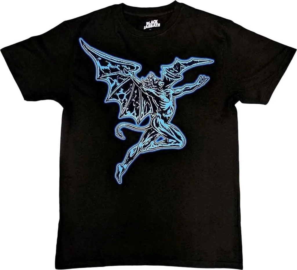 T-shirt de Concert Black Sabbath Lightning Henry L Noir - Look Rock Metal