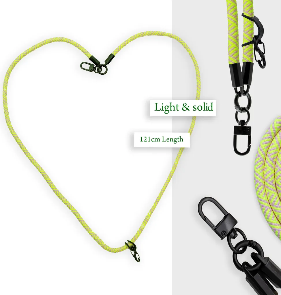 Laccio Cellulare HTC ONE E8 Giallo Cadorabo: Sicurezza in Viaggio - 2