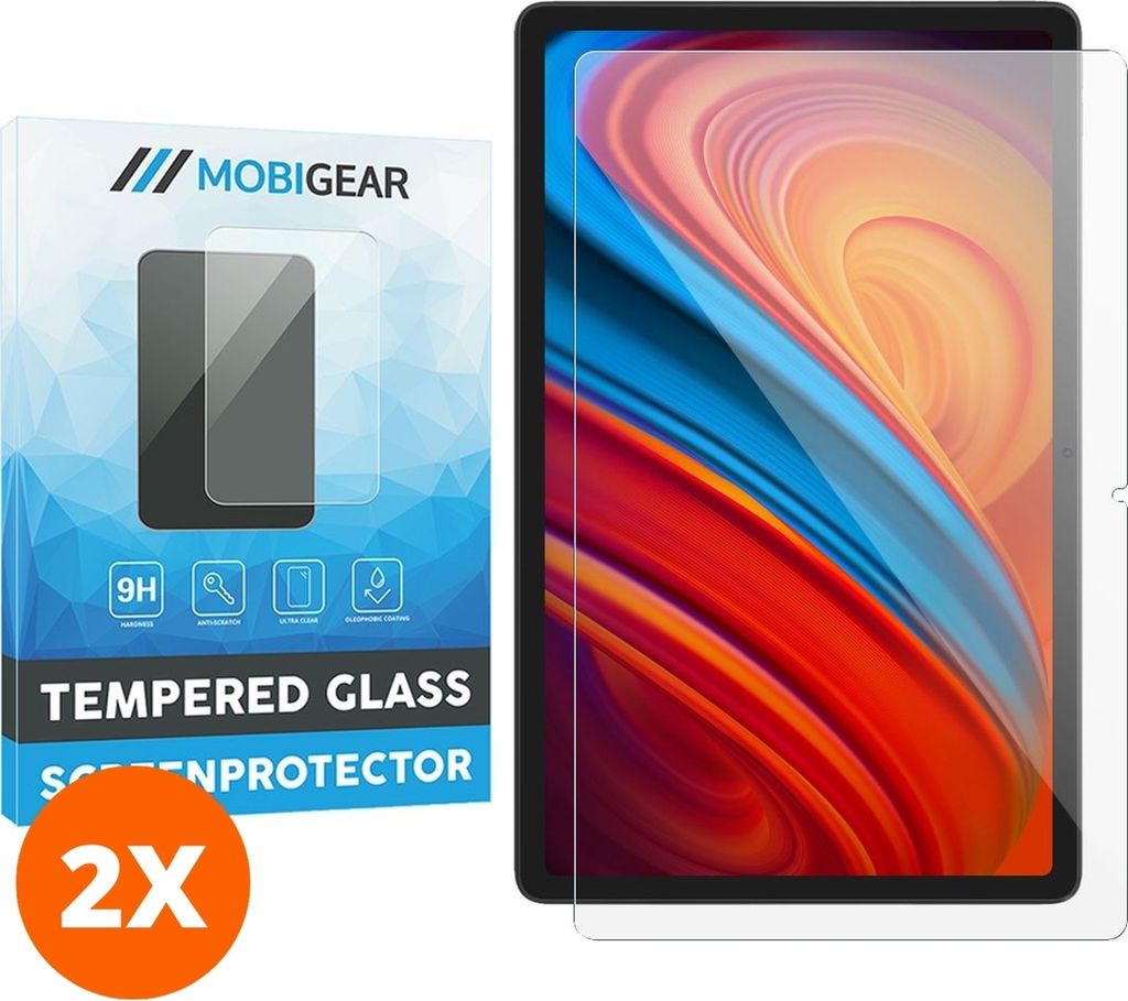 Mobigear 9.00 Lenovo Tab P11 Gen 2 Panzerglas Gehärtetes Glas Displayschutz - Hüllenfreundlich (2er Pack)
