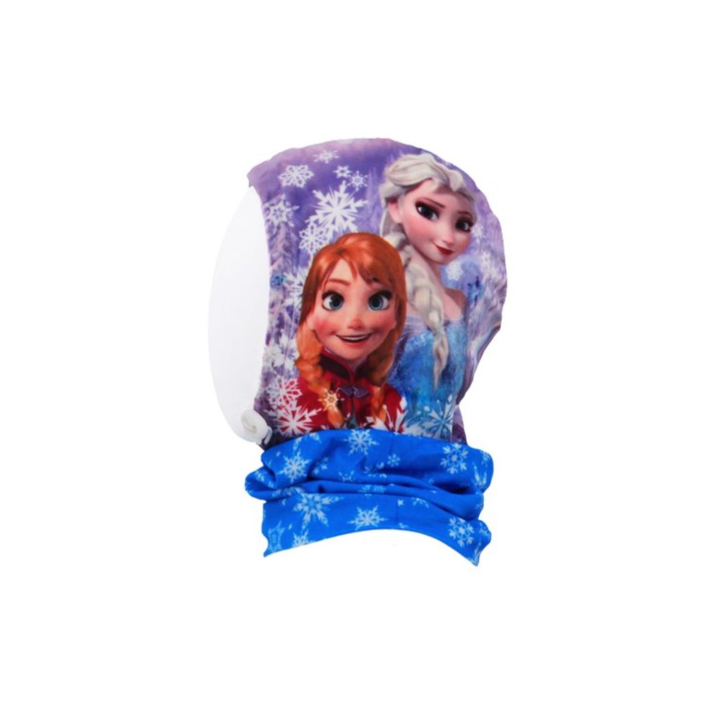 Disney Frozen Die Eiskönigin Wintermütze mit Bommel und Kordeln Mütze Mädchen