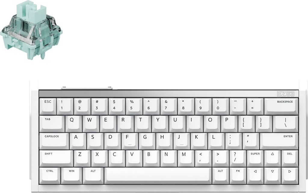 IQUNIX EZ63 HE Rapid Trigger-Gaming-Tastatur, QWERTY US, 8K Produktbild 