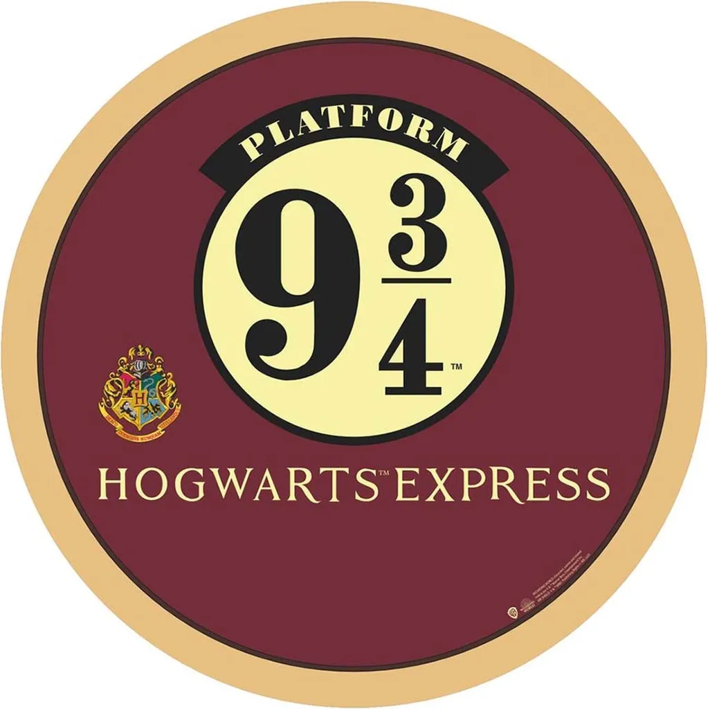Paillasson Harry Potter Quai 9 3/4 Rouge : Fini la Saleté avec Style CD1088