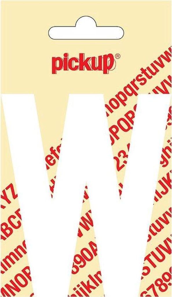 Aufkleber Nobel Aufkleber Buchstabe W - Pickup