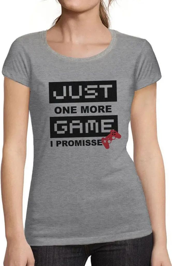 Damen Grafik T-Shirt Nur ein weiteres Spiel Gaming lustig esports – Just One More Game Gaming Funny Esports – Öko-Verantwortlich Vintage Jahrgang