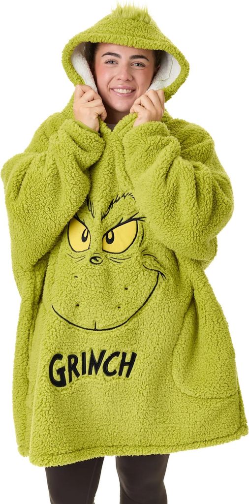 The Grinch - Deckenhoodie für Herren/Damen Uni NS9200 (Einheitsgröße) (Grün)