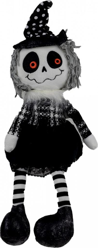 Mrs. Bone Skully Knochenhexe Kantenhocker Figur 40cm Produktbild 