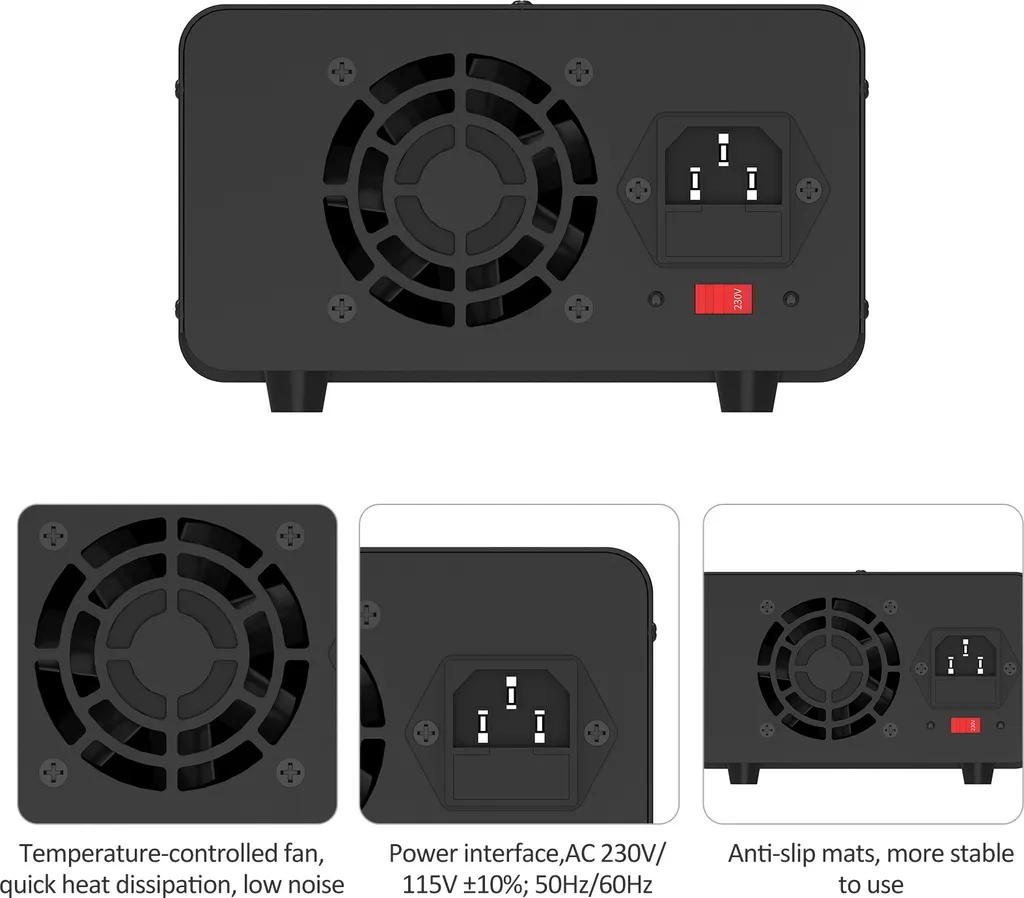 Alimentation de Banc Régable 30V 5A Wanptek avec Affichage à LED