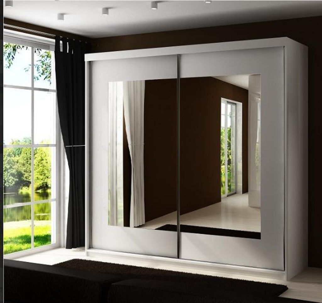 Top Schrank 6, 200 cm, 3 Farben. Variante: Farbe Weiß, Größe 200x200x62