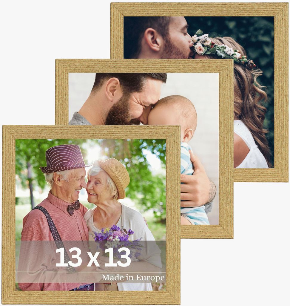 Bilderrahmen "Dali" - Farbe: Beige - Größe: 13 x 13 cm / 3x