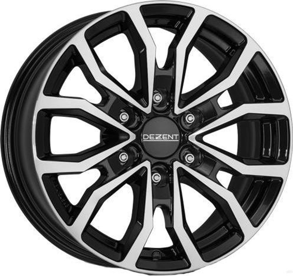 ALUFELGE DEZENT KC dark 7.5x19 6x139.7 ET 25 BLACK/POLISHED