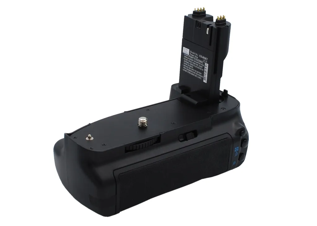 Batterie Grip TECHTEK pour Canon EOS 7D - Poignée compatible avec BG-E7 - 2