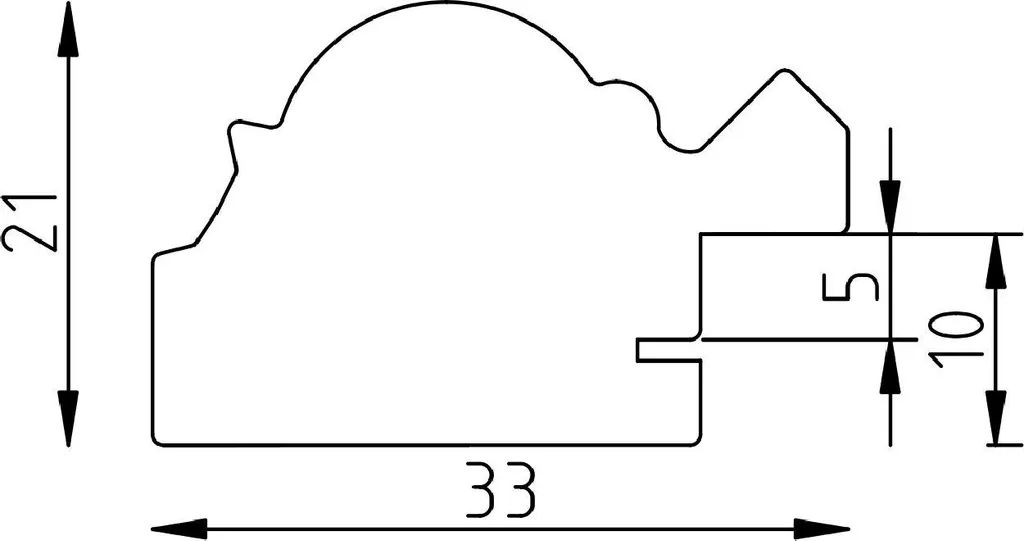 Regala un Ricordo: Cornice Oro 21x29,7 A4 Legno con Vetro Acrilico - 4